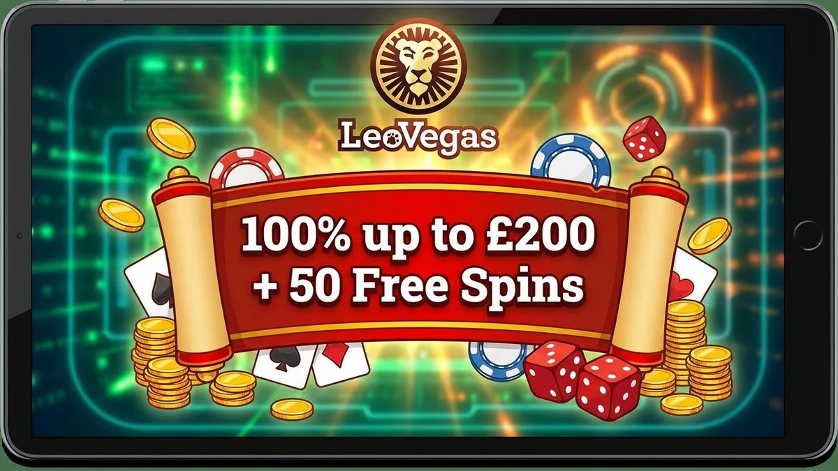 LeoVegas bonus screen